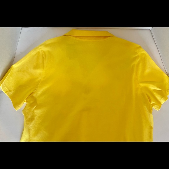 Ladies Pull Over Polo Top Kim Rogers Perfectly Soft Yellow Cotton Size XL - Picture 6 of 13